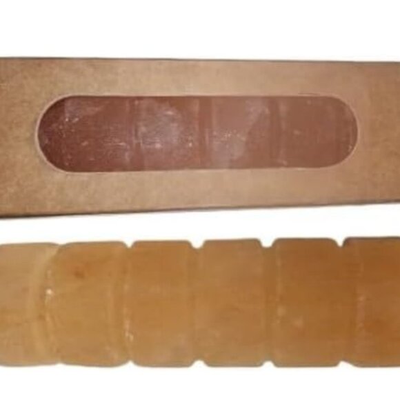 Just Himalayan Pink Salt Roller Foot Yoga Back Neck Pain Relief Sports Therapy - Picture 2 of 2